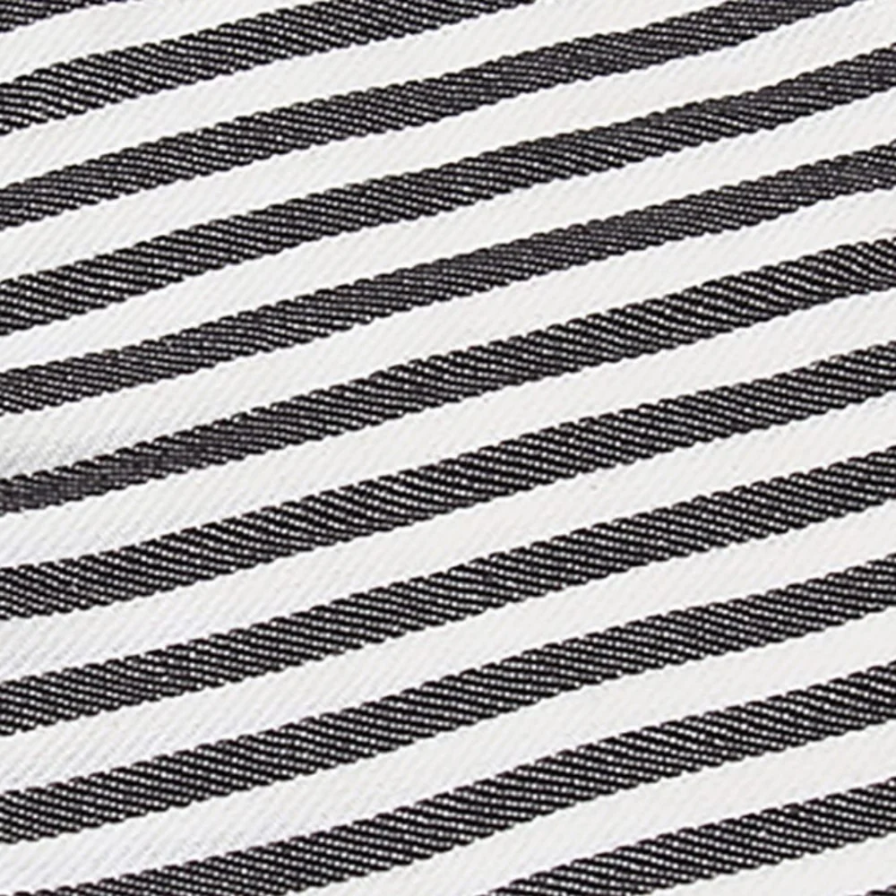 XL Turkish Cotton Beach Towel Peshtemal Black and White Stripe Sarong Spa Bath - Picture 4 of 5